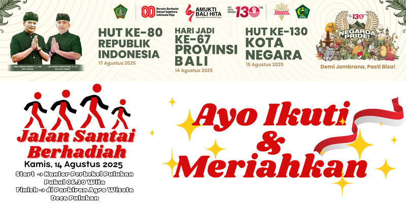 Ayo Ikuti Jalan Santai Desa Pulukan